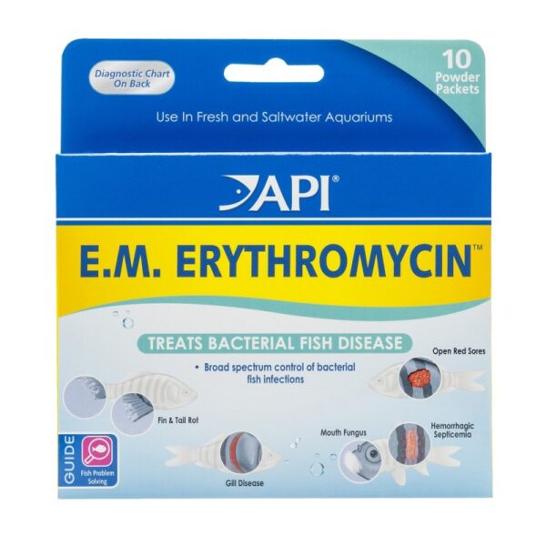 API E.M. ERYTHROMYCIN™ (10 pack, 30oz ) – Aquarium Reefers